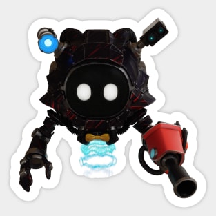 Firefighter Robot Sticker